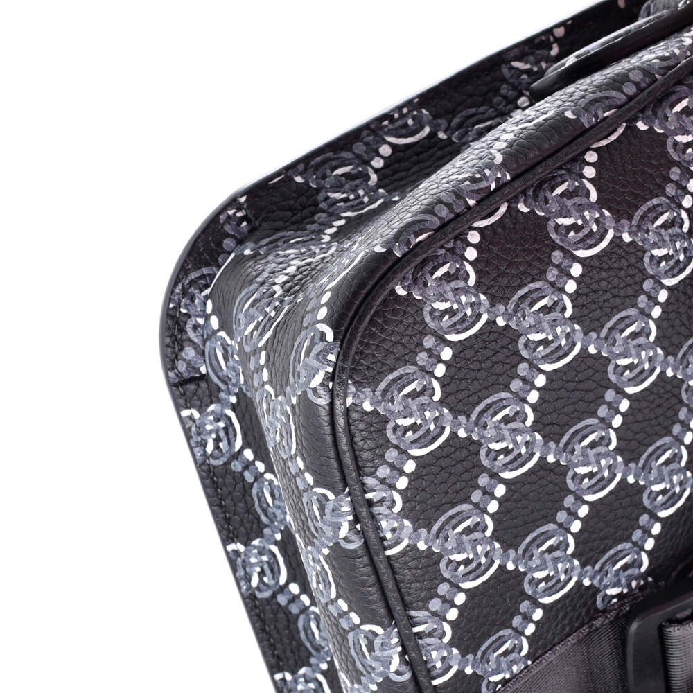 Gucci Front Buckle Crossbody Bag Gg #223568G16B - Picture 6 of 7